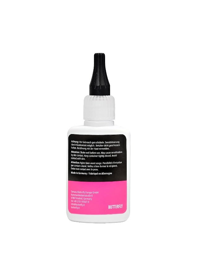 Butterfly Free Chack Table Tennis Racket Glue - Perfect for Assembling Table Tennis Ping Pong Paddle - 90ml Comes with Sponges and Application Clip to Easily Replace Table Tennis Rubber - Image 2
