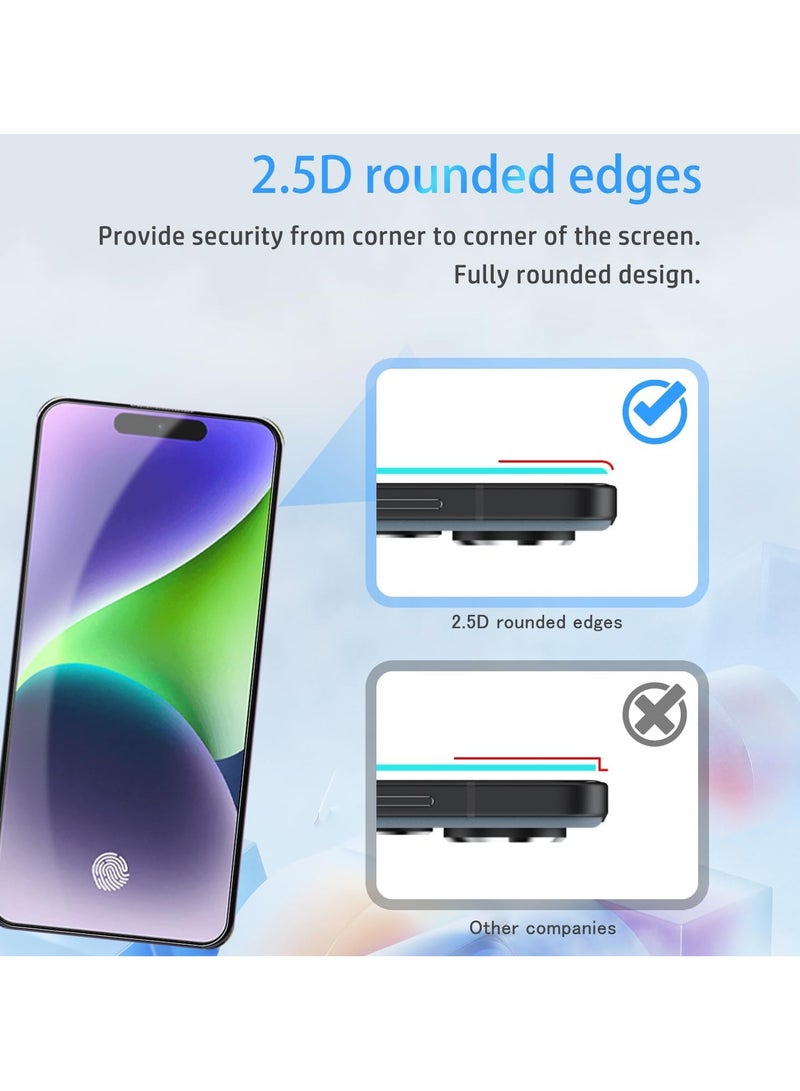 1 Pack Tempered Glass Screen Protector for OUKITEL P1 Easy to Install, Anti-Scratch, Anti-Fingerprint, No-Bubble, HD Screen Protector  - Image 5