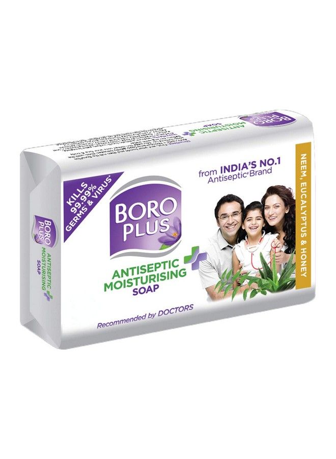 BOROPLUS Antiseptic + Moisturising Soap Neem Eucalyptus & Honey - Image 1