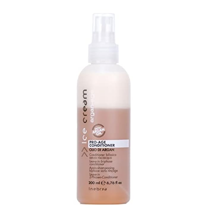 Inebrya Ice Cream Pro-Age Conditioner with Argan Oil 200 ml 6.76 oz - Image 1