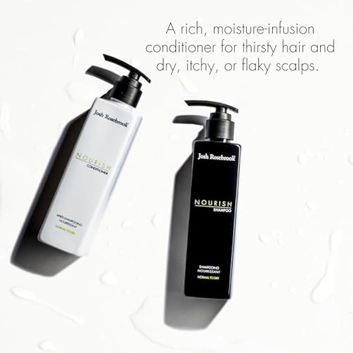 Josh Rosebrook Nourish Conditioner A rich moisturizing conditioner for all hair types and textures with normal to dry scalp types (8 Fl Oz) - Image 5