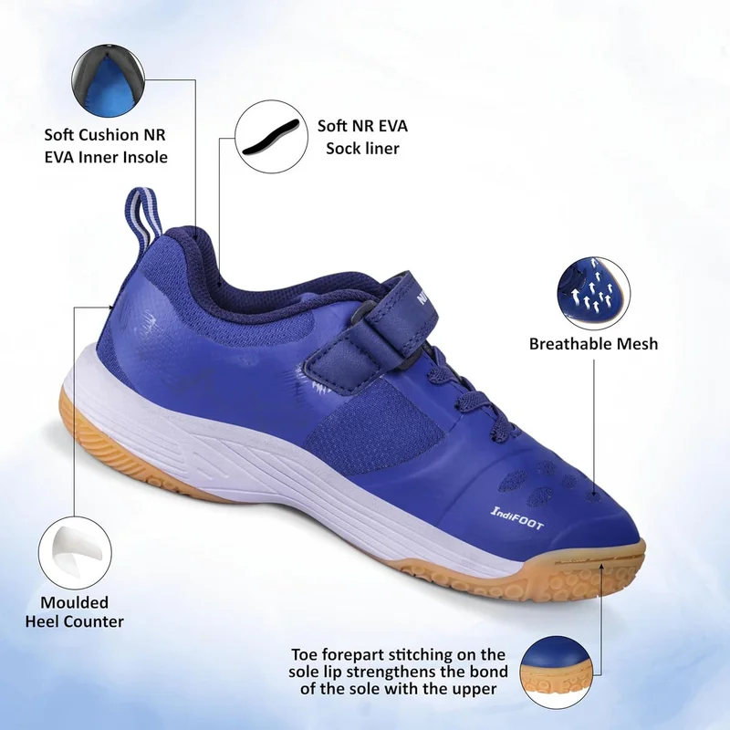 Nivia Hy-Court 2.1 Kids Badminton Shoes