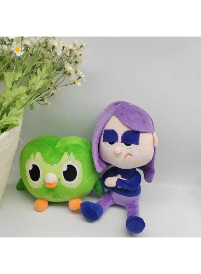 عام دولينغو البومة الخضراء أفخم دمية هدية للأطفال ليلى أفخم لعبة هدية للعائلة والأصدقاء - Image 3