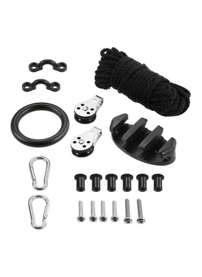 NIBEMINENT 21-Piece Kayak Canoe Anchor Trolley Kit 16x11x4centimeter  - Image 2