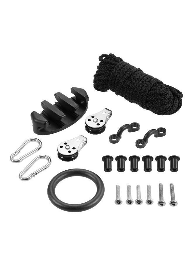 NIBEMINENT 21-Piece Kayak Canoe Anchor Trolley Kit 16x11x4centimeter  - Image 4