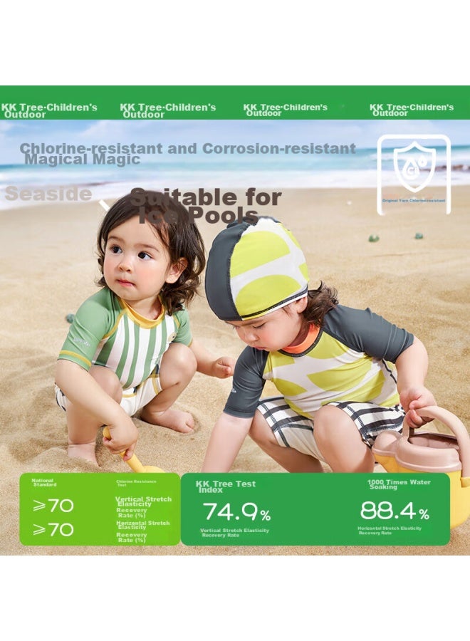 Kocotreekk Children's Swimwear, Original Yarn, Sun Protection, Chlorine-resistant, Antibacterial Swimsuit For Boys And Girls, Baby Swimwear - Image 5