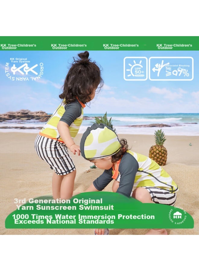 Kocotreekk Children's Swimwear, Original Yarn, Sun Protection, Chlorine-resistant, Antibacterial Swimsuit For Boys And Girls, Baby Swimwear - Image 2