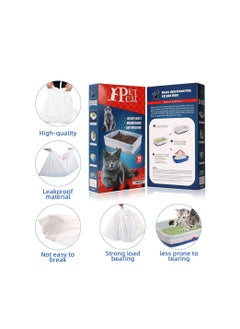 Y&D Cat Litter Box Liners Jumbo Drawstring Extra Durable heavy Duty Thick Kitty Bag Compostable Liner  - Image 3