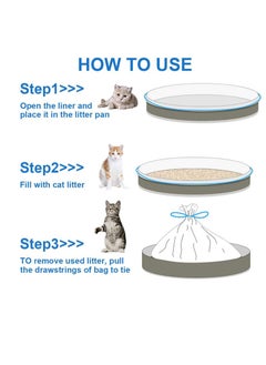 Y&D Cat Litter Box Liners Jumbo Drawstring Extra Durable heavy Duty Thick Kitty Bag Compostable Liner  - Image 4
