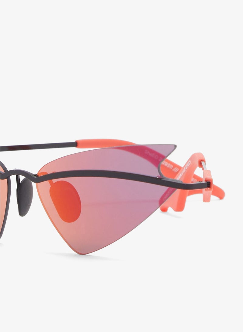 Le Specs Sheeo Asymmetrical Sunglasses - Image 3