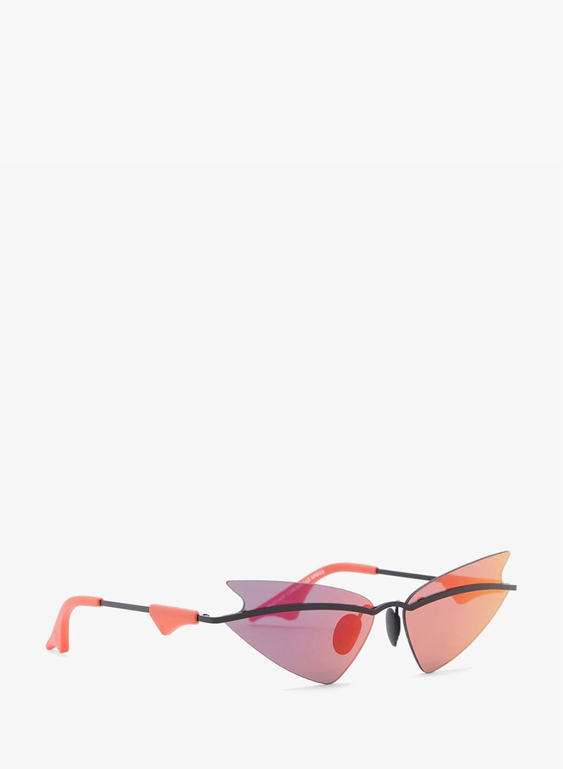 Le Specs Sheeo Asymmetrical Sunglasses - Image 1