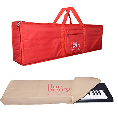 Blueberry dust cover and Red Bag suitable for Casio CT-X9000IN Digital Keyboard - Image 1