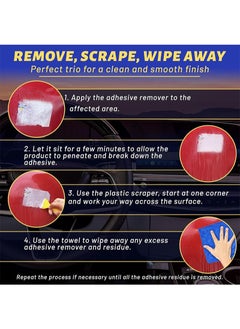 Aikanbo High Performance Multi Functional Adhesive Remover，With Scraper, Glue Remover Spray, Easily Remove Adhesive And Car Stickers, For Label Sticker Residue (100ml)  - Image 4
