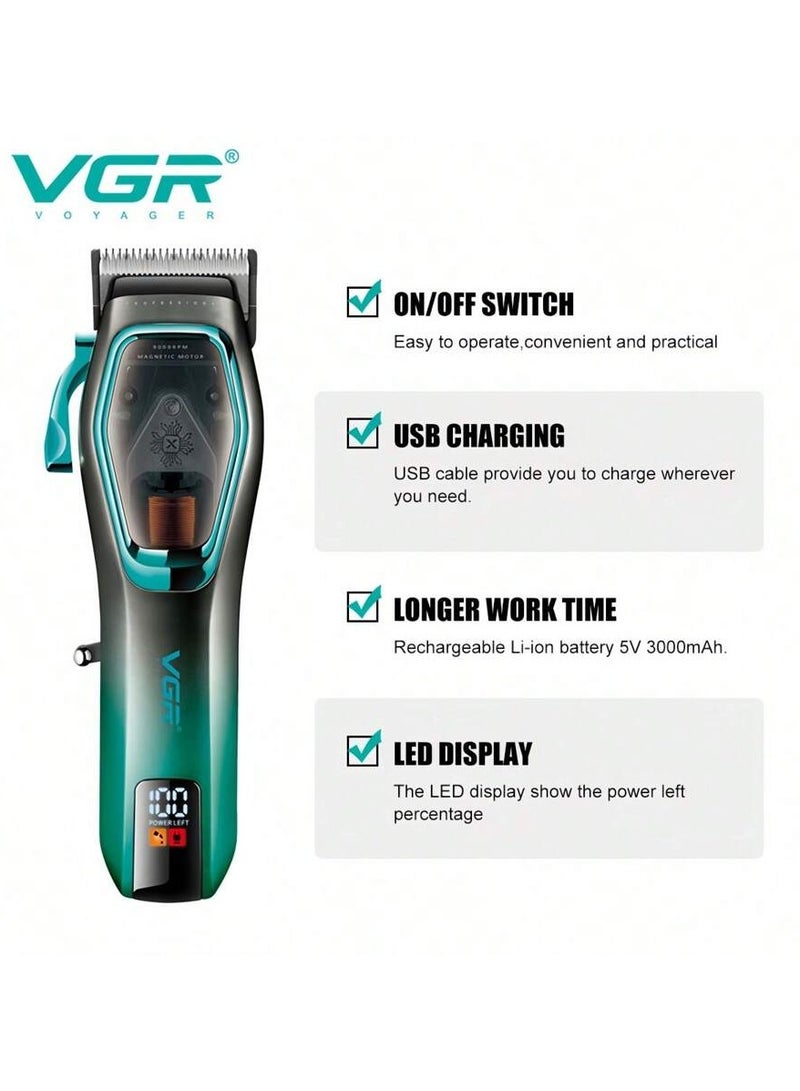 VGR Professional Cordless Hair Trimmer - V-674 Multicolor - Image 3