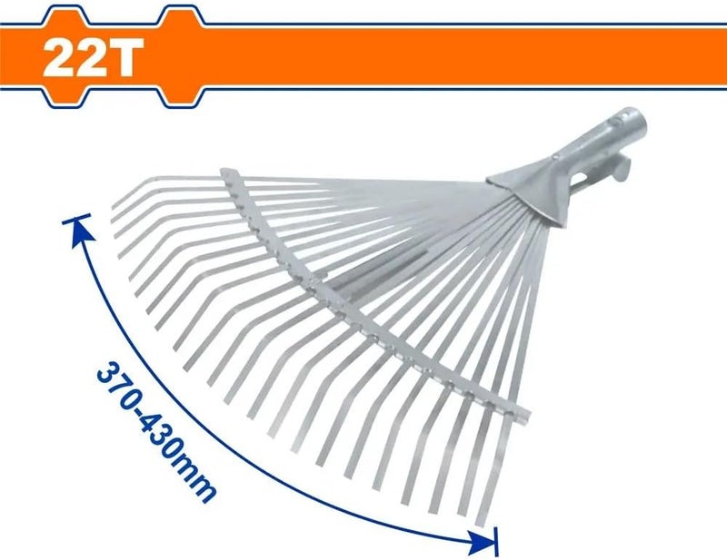 WADFOW WXWH8A22 Metal Leaf Rake - Image 2