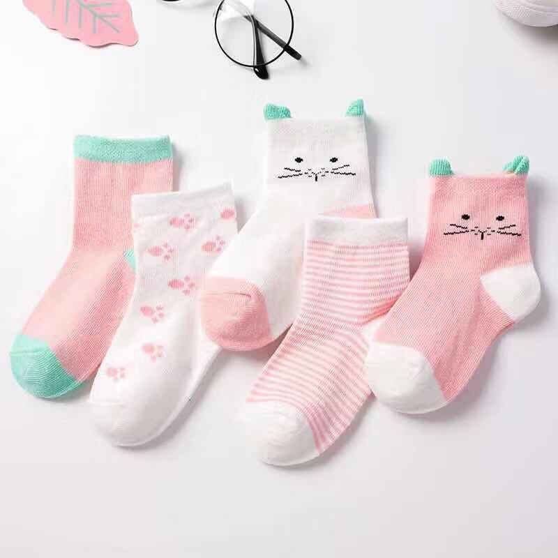 Children'S Socks Boys' Mid-Calf Socks Breathable Versatile Cartoon Cute Baby Newborn Baby Socks - Image 5