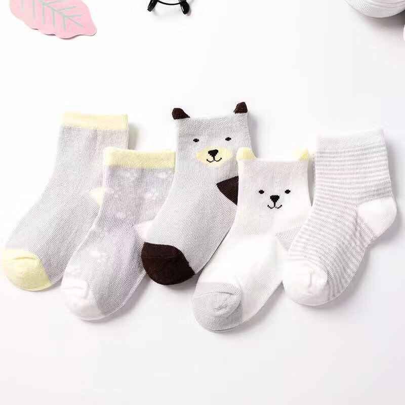 Children'S Socks Boys' Mid-Calf Socks Breathable Versatile Cartoon Cute Baby Newborn Baby Socks - Image 4