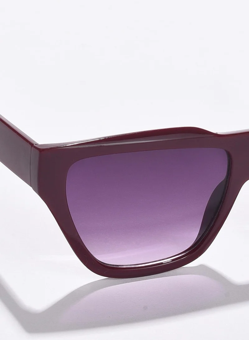 Haute Sauce Purple Lens Purple Butterfly Sunglasses