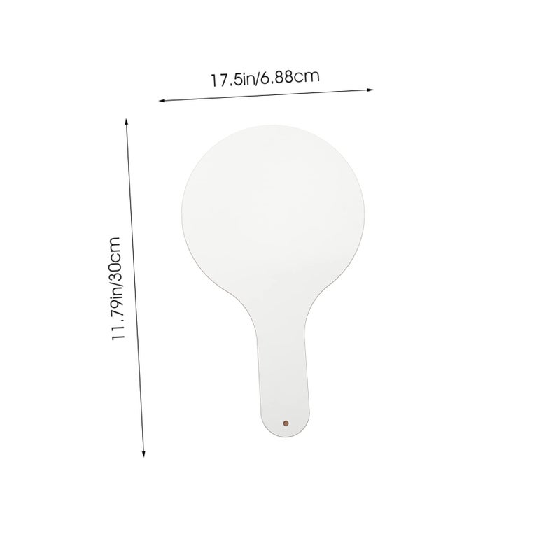Double Sided Dry Erase Answer Paddles 4 Pack Handheld Whiteboards for Classroom Teachers Students - Image 3