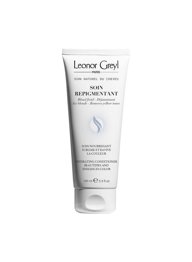 Leonor Greyl Paris Soin Repigmentant Icy Blonde Deluxe Travel Size Colorenhancing Hydrating Conditioner Revives Blonde To Very Light Blonde Deluxe Travel Size (3.3Oz) - Image 2
