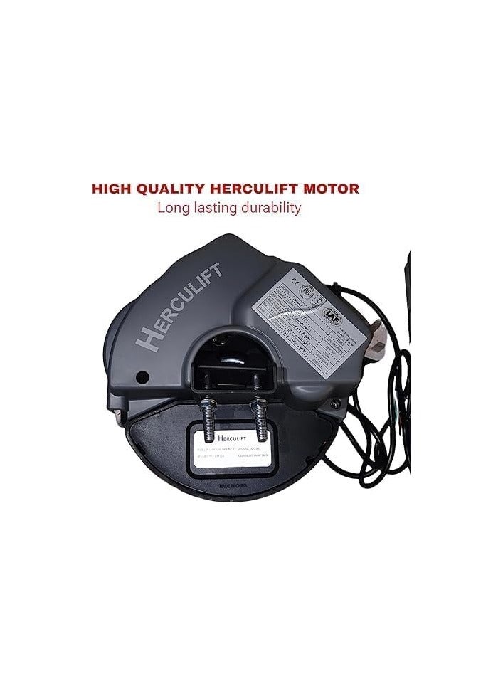 HERCULIFT Garage Door Roll Machine,  with 3 Remote, control, manual ، Powerful & Secure Garage Opener | Manual Release, Auto Reverse, Weatherproof Design، Automatic Garage Door Motor | Silent, Durable & Smart Control | Easy DIY Install - Image 5