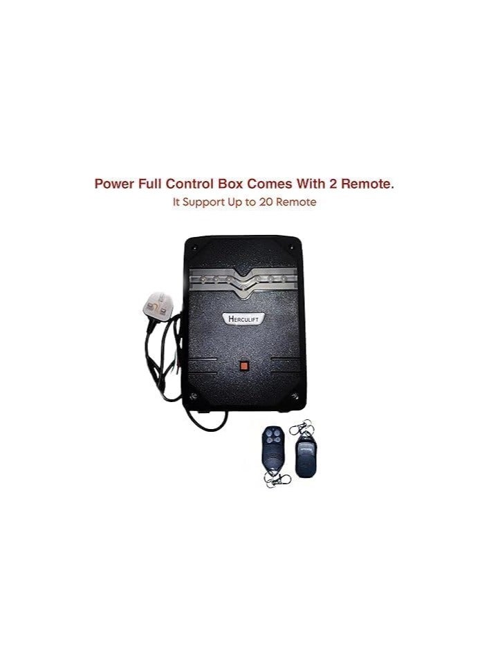 HERCULIFT Garage Door Roll Machine,  with 3 Remote, control, manual ، Powerful & Secure Garage Opener | Manual Release, Auto Reverse, Weatherproof Design، Automatic Garage Door Motor | Silent, Durable & Smart Control | Easy DIY Install - Image 4