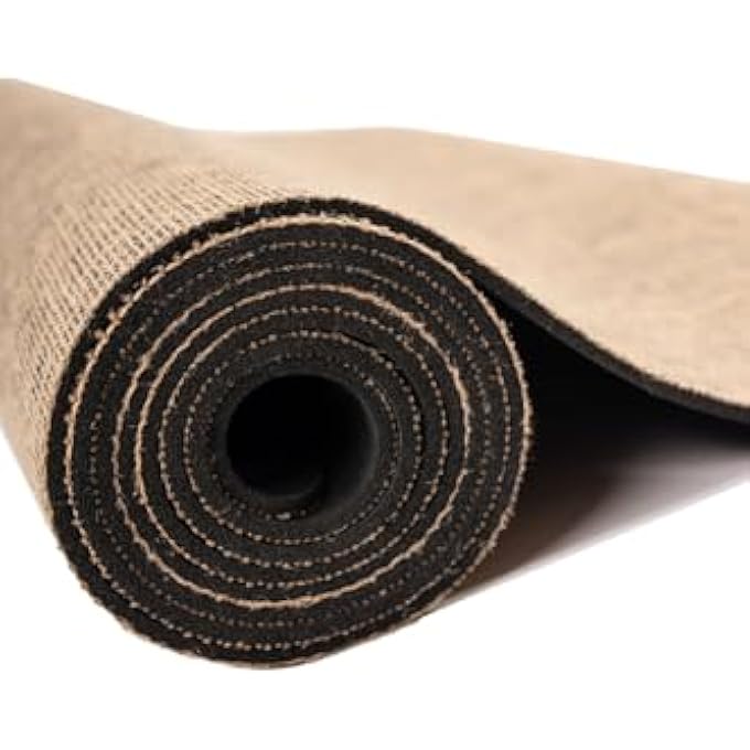 Ukiyo Unisex The Jute - Natural Rubber Yoga Mat 183X61X0.4Cm Brown - Image 5