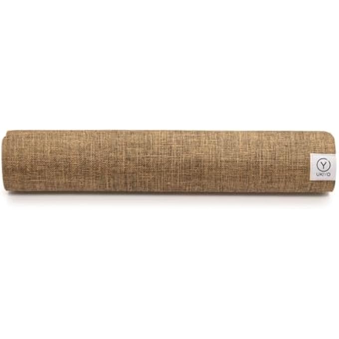 Ukiyo Unisex The Jute - Natural Rubber Yoga Mat 183X61X0.4Cm Brown - Image 1