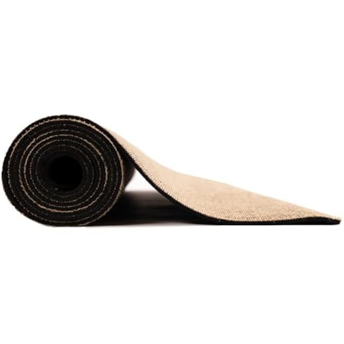 Ukiyo Unisex The Jute - Natural Rubber Yoga Mat 183X61X0.4Cm Brown - Image 4