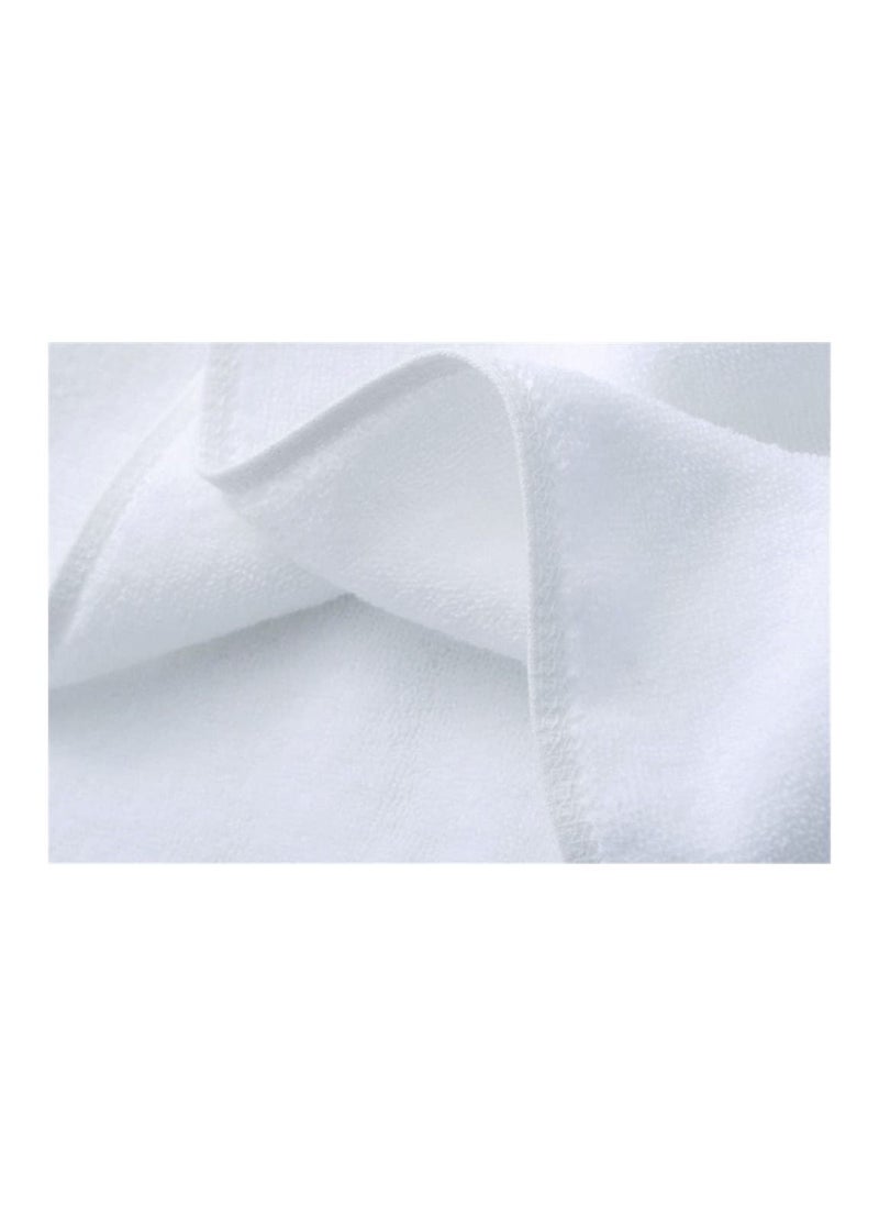 Luxury White Bath Towels Large - Circlet Egyptian Cotton | Highly Absorbent Hotel spa Collection Bathroom Towel  70*140cm White, (Pack of 1 Towel)