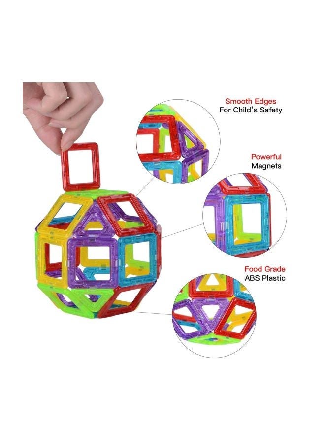 NIBEMINENT B07TG14K1L1 58-Piece Magnetic Tiles Building Block Set 3+ Years - Image 3