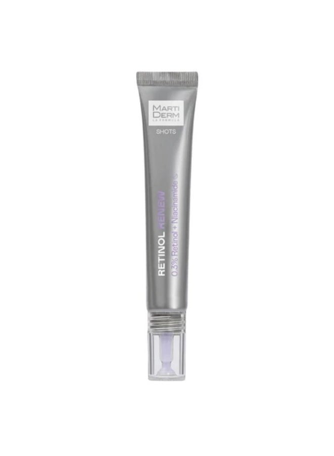 MartiDerm Shots Retinol Renew Intensive Resurfacing and Anti-Aging Face Serum - 20ml - Image 2