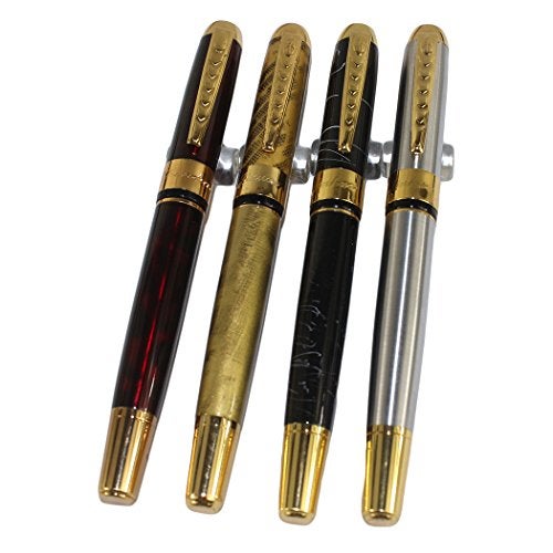 Gullor 4 PCS in Set 250 Fountain Pen Cartridge Pens in 4 Colors with Pen Pouch - Image 5