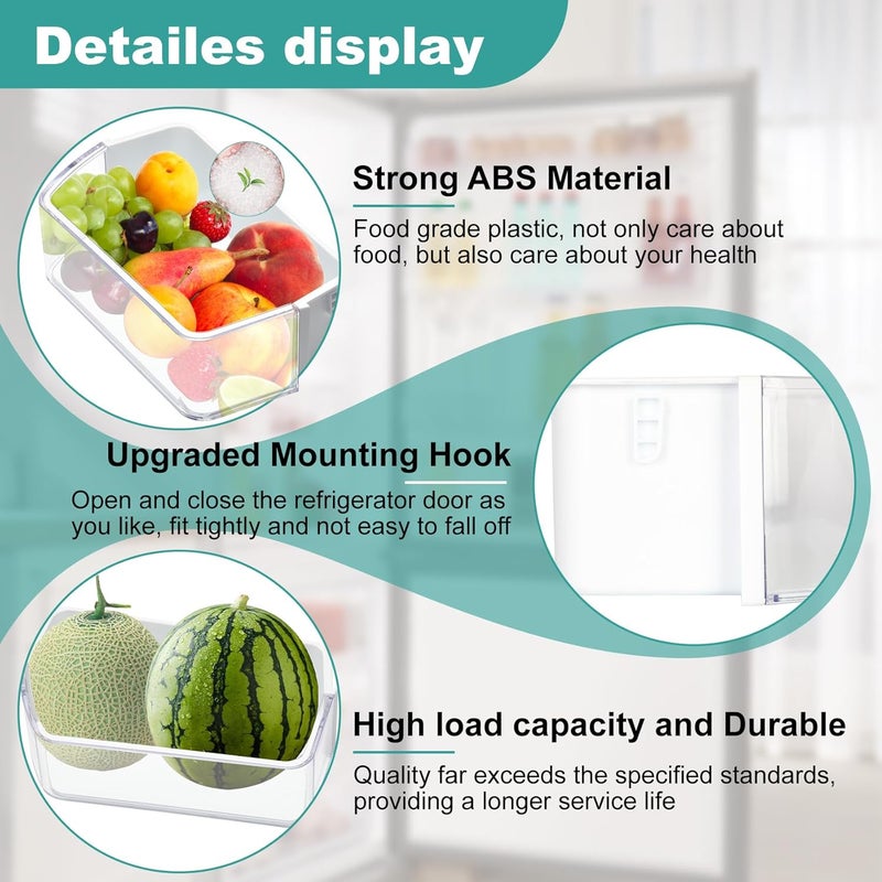 SUMNEW DA97-12657A Refrigerator Door Shelf Replacement Compatible with Samsung RF260BEAESG, RF261BEAESP, RF262BEAESR, NO. PS4176661,DA63-06867, AP5621270 (Left) - Image 3