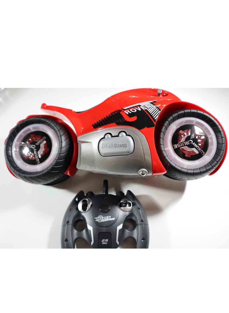 Zeng Guang Moto Rover Remote Controlled Motorcycle Toy for Boys - red and Black - Image 1