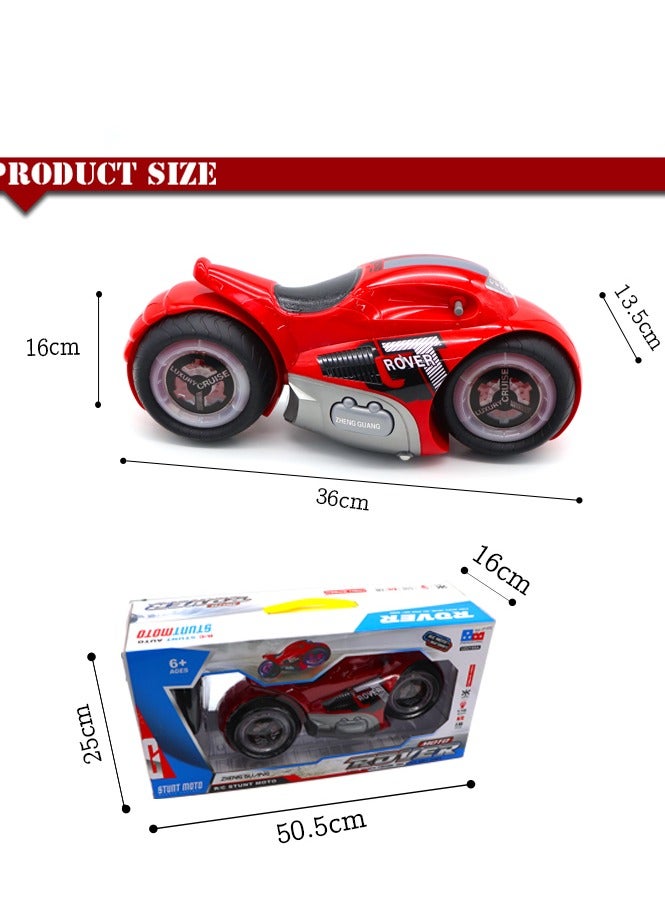Zeng Guang Moto Rover Remote Controlled Motorcycle Toy for Boys - red and Black - Image 3