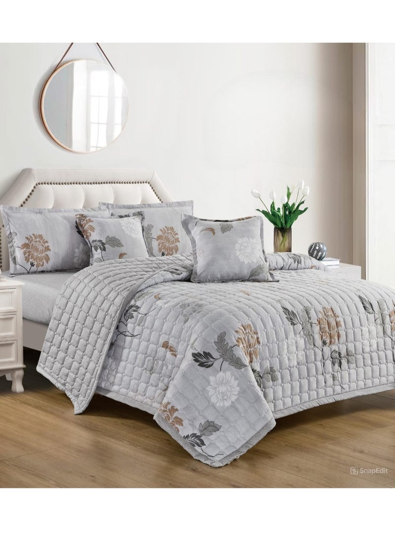 MARC Floral compressed double quilt set, 6 pieces, size 230 * 250 cm