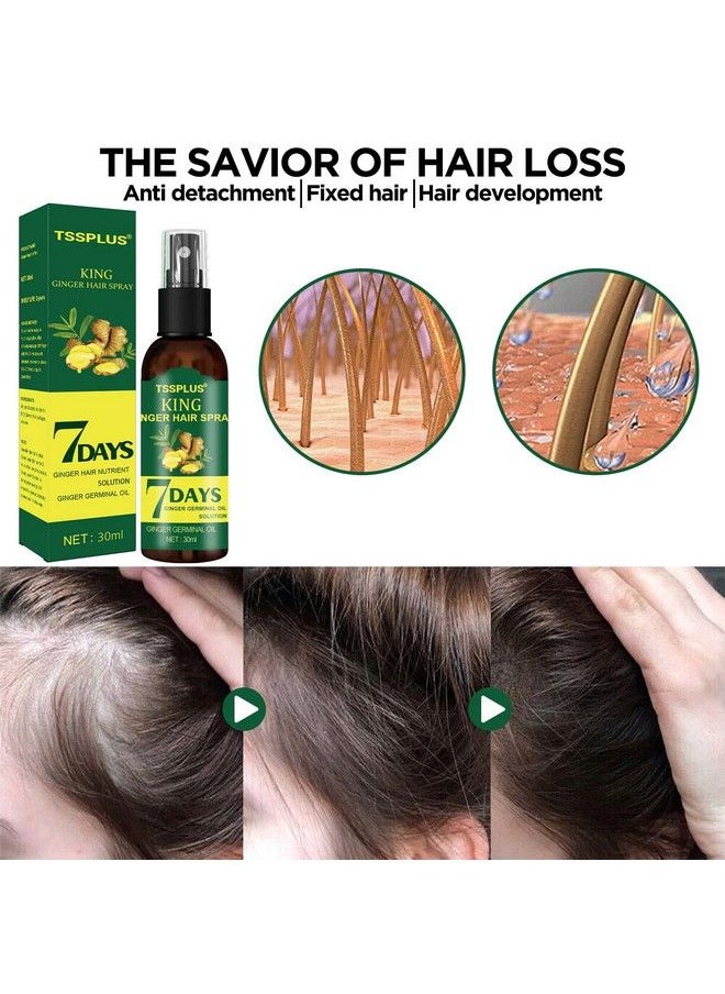 TSSPLUS - New Ginger Hair Growth Essential Sprayhair Growth Serumhair Growth Treatment Hair Serum Anti Hair Loss Thinning Balding Repairs Hair Follicles Promotes Thicker Stronger Hair And Promotes Hair Regrowth - Image 1