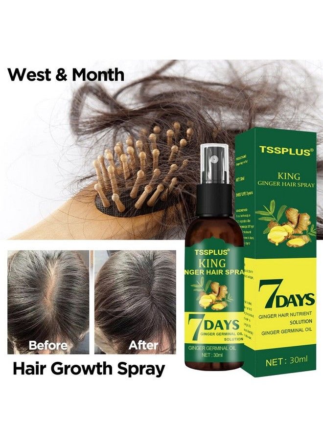 TSSPLUS - New Ginger Hair Growth Essential Sprayhair Growth Serumhair Growth Treatment Hair Serum Anti Hair Loss Thinning Balding Repairs Hair Follicles Promotes Thicker Stronger Hair And Promotes Hair Regrowth - Image 1