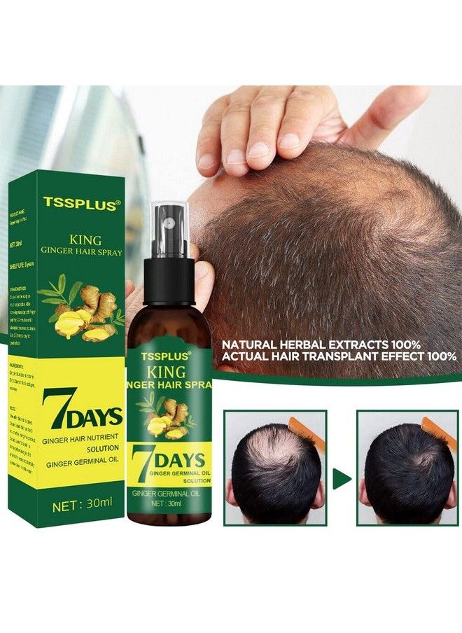 TSSPLUS - New Ginger Hair Growth Essential Sprayhair Growth Serumhair Growth Treatment Hair Serum Anti Hair Loss Thinning Balding Repairs Hair Follicles Promotes Thicker Stronger Hair And Promotes Hair Regrowth - Image 1