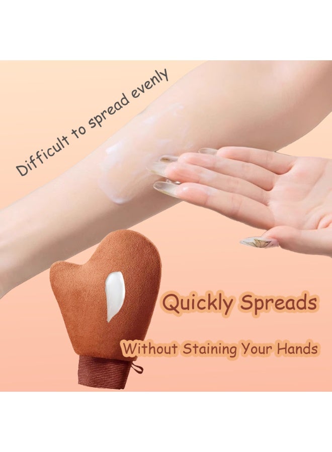 غنافوتو قفاز قفاز تطبيق غسول الجسم بقفاز التسمير الذاتي للتطبيق السريع لواقي الشمس وغسول الجسم وغيرها - Image 3