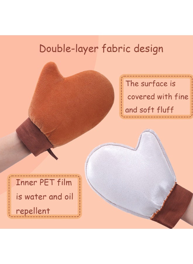 غنافوتو قفاز قفاز تطبيق غسول الجسم بقفاز التسمير الذاتي للتطبيق السريع لواقي الشمس وغسول الجسم وغيرها - Image 4