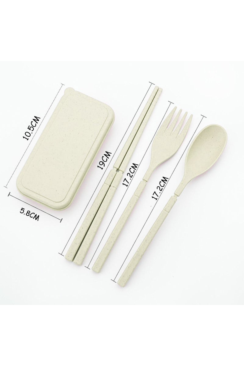 Star Babies Organic Mini Fork, Spoon & Chopstick Set - 3 Pcs - Image 3