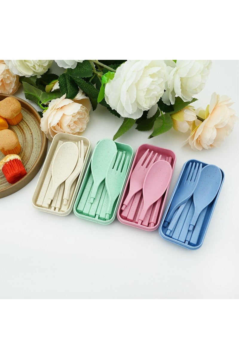 Star Babies Organic Mini Fork, Spoon & Chopstick Set - 3 Pcs - Image 5