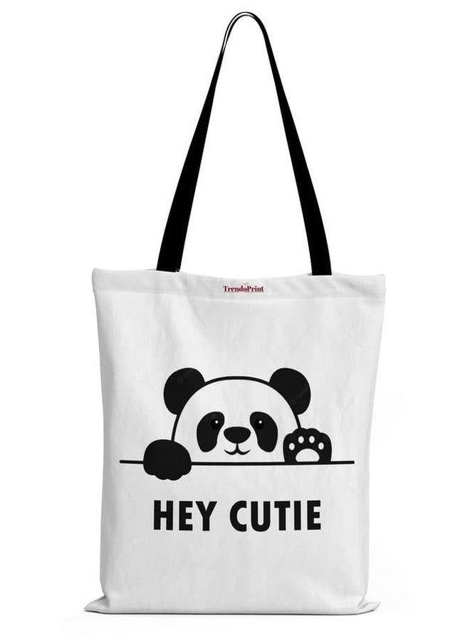 TrendoPrint Shopping/Grocery Bag, Multi-Purpose Bag, Sturdy Canvas Bag With 15Kgs Capacity Tote Bag For Women, College Bag For Girls (BTBN62) - Image 1