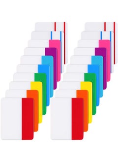 Jovitec 400 Pieces Tabs 2 Inch Sticky Index Tabs, Writable and Repositionable File Tabs Flags for Pages or Book Markers, Reading Notes, Classify Files, 20 Sets 10 Colors (400 Pieces Style A)  - Image 1