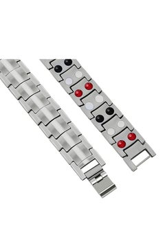 Relax Smart Titanium Steel Magnetic Bracelet Powerful Magnetic Therapy Bracelet Titanium steel bracelet with magnet is solid design and comes with adjustable length  - Image 5