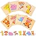 Faburo 8pcs Wooden Puzzles for Toddlers 1 2 3 4 Toddler Puzzles Ages 1 2 3 4 Montessori Educational Jigsaw Toys Puzzles Christmas Birthday Gift for Kids Girl Boy 14 Year Old Zoo Animals - Image 2