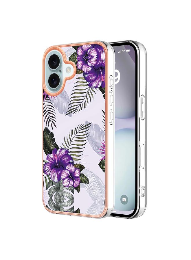 إيروريكس جراب لهاتف iPhone 16 Plus بنمط طلاء كهربائي IMD TPU مقاوم للصدمات - Image 1