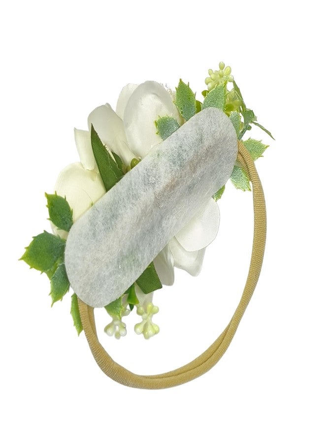 FAIRYTALE Floral Baby Headwear Soft Stretchable Elastic Headbands For Girls. - Image 3